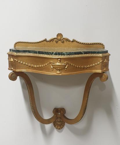 Pretty Marble Topped Console Table (1 of 8) Pretty Marble Topped Console Table (1 of 8)