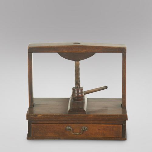 18th Century English Oak Book Press (1 of 2)