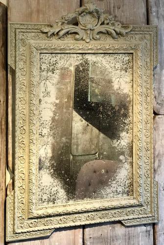 Antique French Crested Mirror (1 of 3) Antique French Crested Mirror (1 of 3)