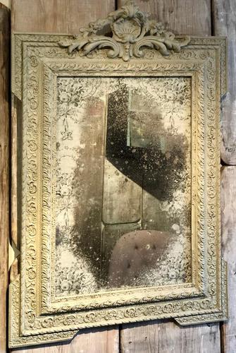 Antique French Crested Mirror (1 of 3)