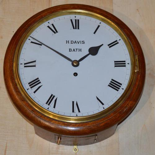 Henry Davis Bath Fusee Dial Wall clock (1 of 4)