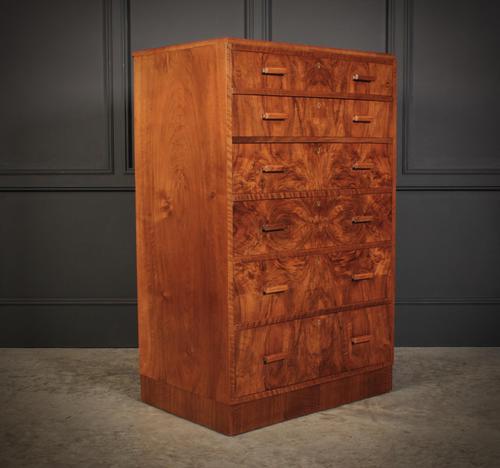 Art Deco Figured Walnut Chest by Maple & Co. (1 of 13) Art Deco Figured Walnut Chest by Maple & Co. (1 of 13)