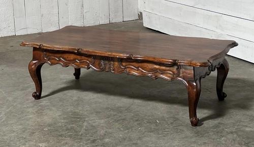 Pretty French Walnut Coffee Table (1 of 13)