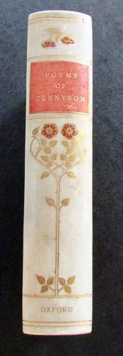1910 Poems of Alfred Lord Tennyson, Fine Art Nouveau Vellum Binding (1 of 4) 1910 Poems of Alfred Lord Tennyson, Fine Art Nouveau Vellum Binding (1 of 4)