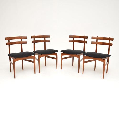 Set of 4 Danish Vintage Teak Dining Chairs by Poul Hundevad (1 of 10) Set of 4 Danish Vintage Teak Dining Chairs by Poul Hundevad (1 of 10)