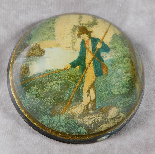 19th Century Convex Paperweight (1 of 5) 19th Century Convex Paperweight (1 of 5)