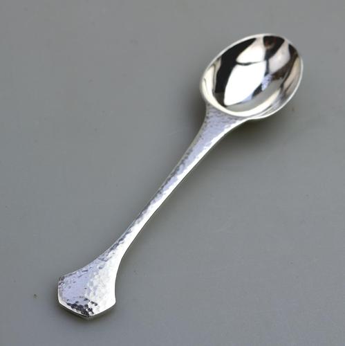 Liberty & Co - Arts & Crafts Solid Silver Serving Spoon c.1909 (1 of 6)