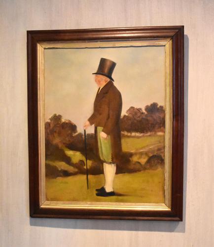 English Naive Oil Painting of Gentleman (1 of 7) English Naive Oil Painting of Gentleman (1 of 7)