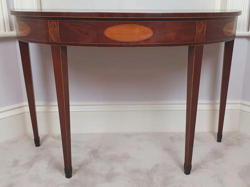 19th Century Georgian Demi Lune Table (1 of 6) 19th Century Georgian Demi Lune Table (1 of 6)