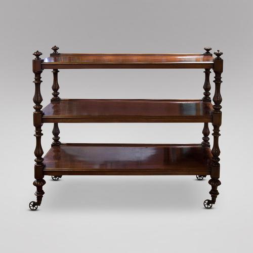 19th Century Mahogany Three Tier Buffet (1 of 4)