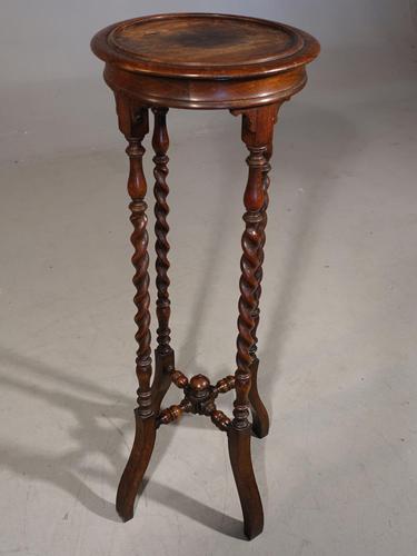 Early 20th Century Oak Jardinière Stand (1 of 5)