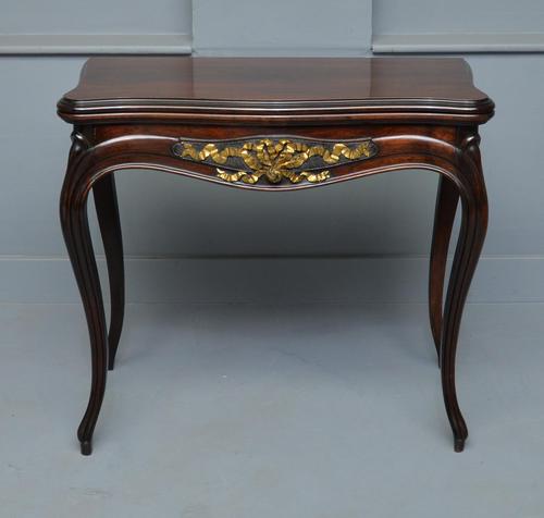 French Louis XV Mahogany Side Table / Hall Table (1 of 16)