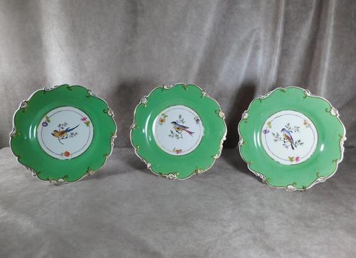 Three Hand Painted 19th Century Dessert Plates (1 of 7) Three Hand Painted 19th Century Dessert Plates (1 of 7)