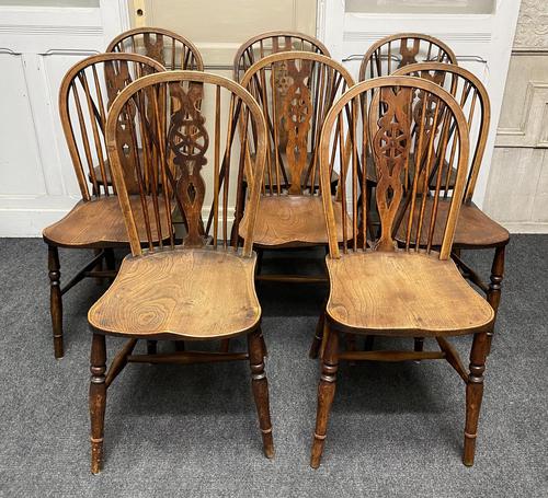 Harlequin Set of 8 18th Century Windsor Dining Chairs (1 of 15)