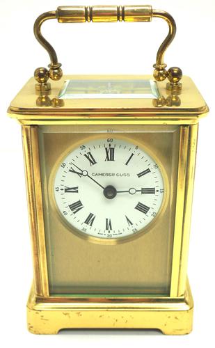 Classic Antique French 8-day Carriage Clock Timepiece c.1890 - L Epee & Camerer Cuss (1 of 10)