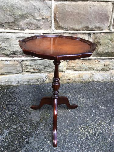 Antique Mahogany Tripod Wine Table (1 of 4)