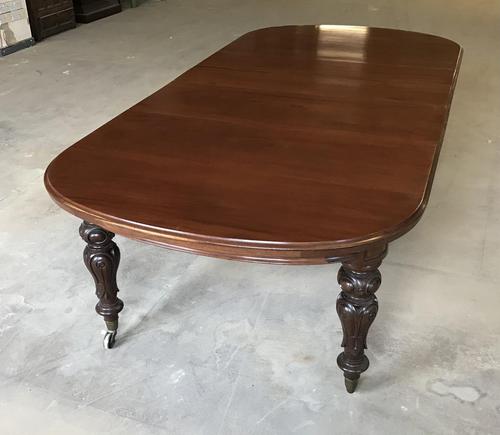 Early Victorian Mahogany Extending Dining Table (1 of 12)