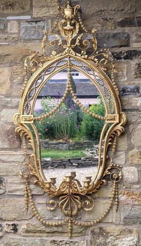 Impressive 19th Century Giltwood Mirror (1 of 12) Impressive 19th Century Giltwood Mirror (1 of 12)