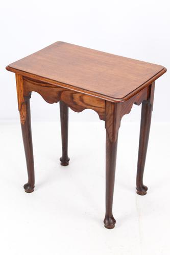 Small Georgian Oak Lowboy / Side Table (1 of 13)