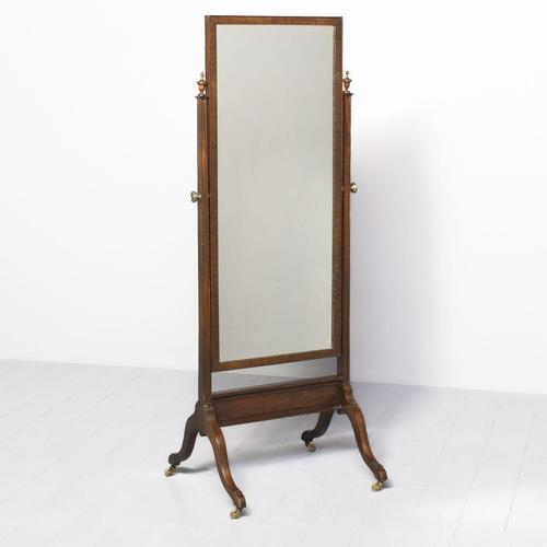 Elegant Georgian Style Mahogany Cheval Mirror c.1900 (1 of 7) Elegant Georgian Style Mahogany Cheval Mirror c.1900 (1 of 7)