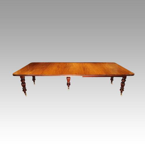 Victorian 12+seat Mahogany Dining Table (1 of 9)