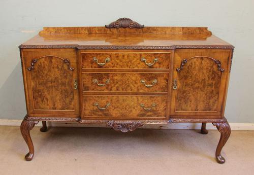 Quality Burr Walnut Sideboard Server (1 of 13)