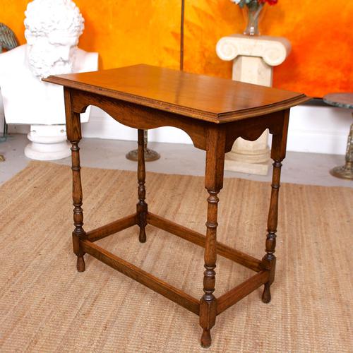 Oak Writing Table Arts & Crafts Edwardian (1 of 10)