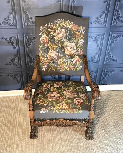 Carved Oak Chair (1 of 19)