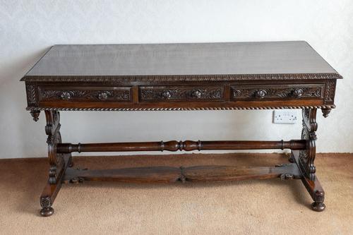 Hardwood Stretcher Table from the Late Regency Period (1 of 11) Hardwood Stretcher Table from the Late Regency Period (1 of 11)