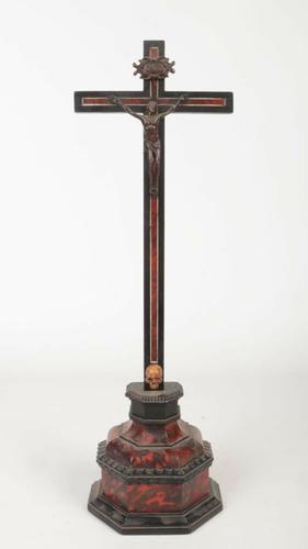 18th Century Flemish Red Tortoiseshell & Bronze Corpus Christi (1 of 4) 18th Century Flemish Red Tortoiseshell & Bronze Corpus Christi (1 of 4)