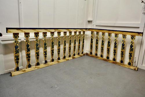 Hand Painted Wooden Railings from a Fair Ground (1 of 11) Hand Painted Wooden Railings from a Fair Ground (1 of 11)