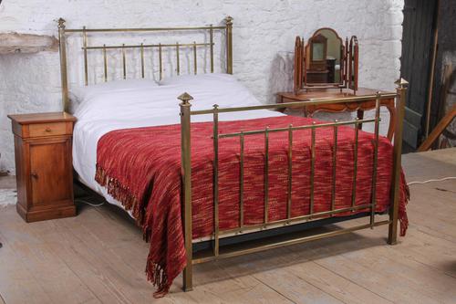 Lovely Quality Edwardian King Size All Brass Bed (1 of 3) Lovely Quality Edwardian King Size All Brass Bed (1 of 3)