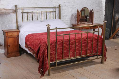 Lovely Quality Edwardian King Size All Brass Bed (1 of 3)