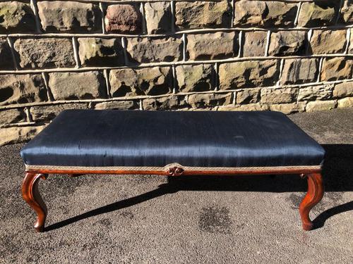 Large Antique Walnut Stool (1 of 8) Large Antique Walnut Stool (1 of 8)