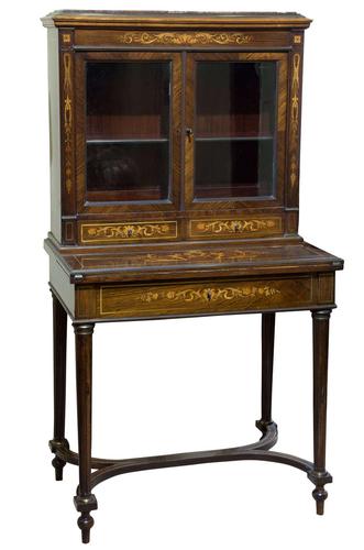 Louis XVI style Rosewood French Bonheur Du Jour c1860 (1 of 9) Louis XVI style Rosewood French Bonheur Du Jour c1860 (1 of 9)