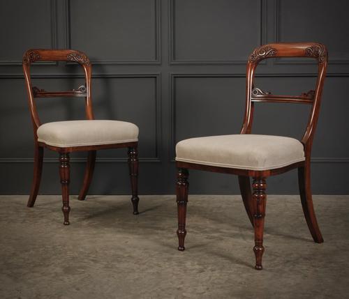 Pair of William IV Rosewood Chairs (1 of 13) Pair of William IV Rosewood Chairs (1 of 13)