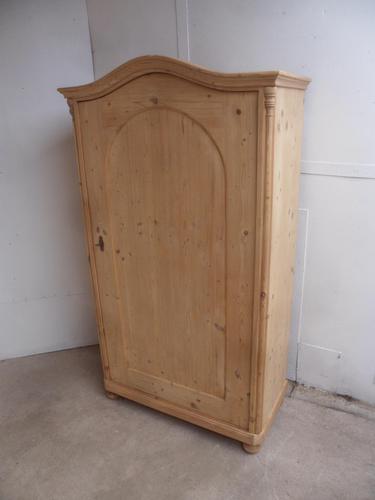 Arched Victorian Antique Pine Multi Functional Cupboard to wax / paint (1 of 9)