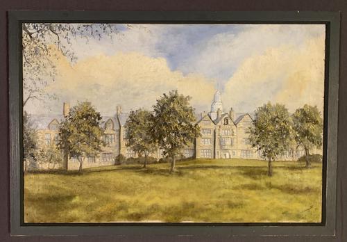 Oil on Canvas Countryhouse Scene Signed (1 of 8) Oil on Canvas Countryhouse Scene Signed (1 of 8)