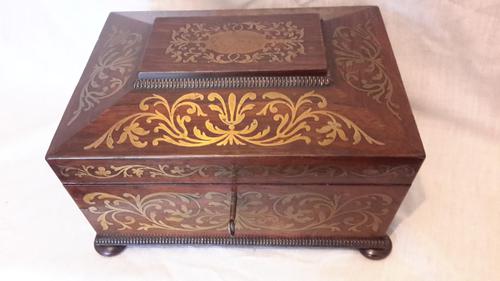 Regency Rosewood Ladies Work Box (1 of 11) Regency Rosewood Ladies Work Box (1 of 11)