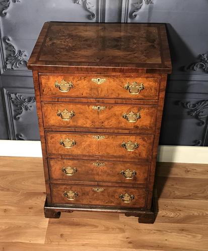 Burr Walnut Chest of Drawers c1890 (1 of 15)