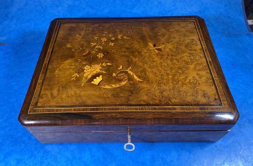 19th Century French Rosewood Jewellery  Box (1 of 11)