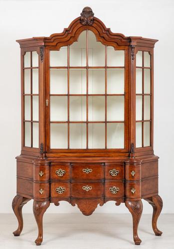 Superb Walnut Dutch Display Cabinet (1 of 11)