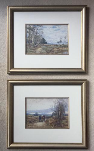 William Manners Pair of Watercolours - Farmer with Sheep & Country Folk Returning Home’ (1 of 3) William Manners Pair of Watercolours - Farmer with Sheep & Country Folk Returning Home’ (1 of 3)