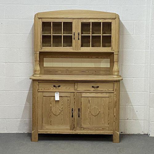 Lovely Old Pine Partly Glazed Dresser (1 of 5)