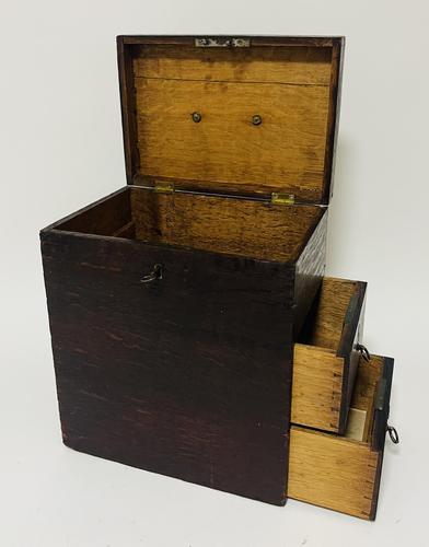 Antique Oak Collectors Box (1 of 19)