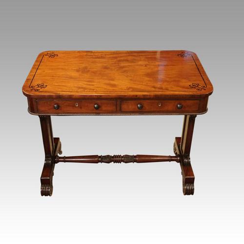 Regency Mahogany Small Library Table (1 of 10) Regency Mahogany Small Library Table (1 of 10)