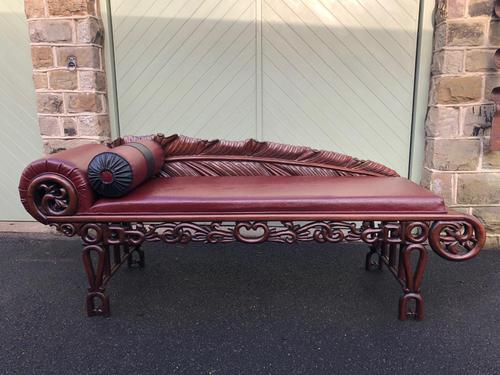 Antique Oriental Chinese Opium Day Bed (1 of 11)