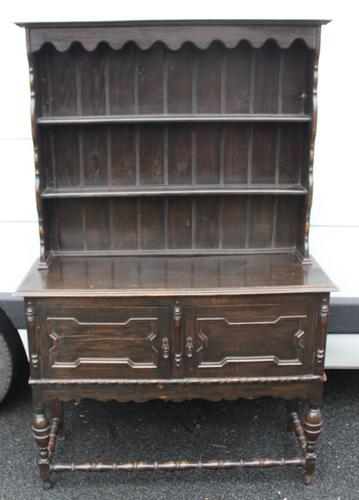 1920's Oak Dresser With Display Rack (1 of 4) 1920's Oak Dresser With Display Rack (1 of 4)