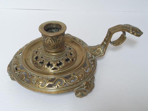 Portable Victorian Brass Candlestick (1 of 5) Portable Victorian Brass Candlestick (1 of 5)