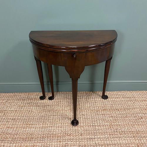 Edwardian Walnut Antique Tea Table (1 of 6)